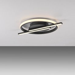14130-18 KORSA LAMPA SUFITOWA CZARNY