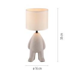 14191-39 TED LAMPA STOŁOWA BEŻOWY