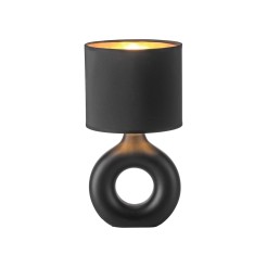 14193-18 CARARA LAMPA STOŁOWA CZARNY/ZŁOTY