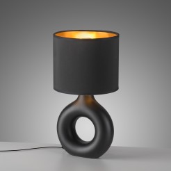 14193-18 CARARA LAMPA STOŁOWA CZARNY/ZŁOTY