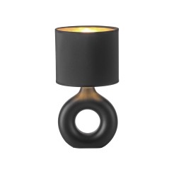 14193-18 CARARA LAMPA STOŁOWA CZARNY/ZŁOTY