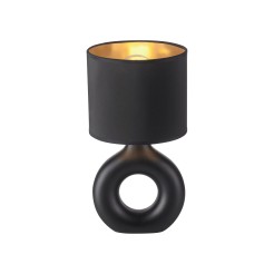 14193-18 CARARA LAMPA STOŁOWA CZARNY/ZŁOTY