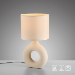 14193-39 CARARA LAMPA STOŁOWA BEŻOWY