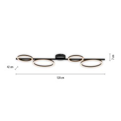 14211-18 MINI RITUS LAMPA SUFITOWA CZARNY