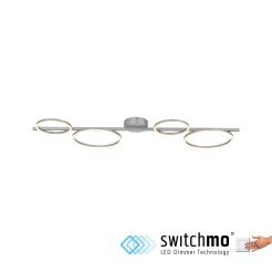 14211-21 MINI RITUS LAMPA SUFITOWA SREBRNY