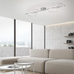 14211-21 MINI RITUS LAMPA SUFITOWA SREBRNY