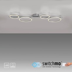 14211-21 MINI RITUS LAMPA SUFITOWA SREBRNY