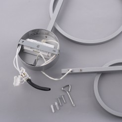 14211-21 MINI RITUS LAMPA SUFITOWA SREBRNY