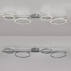 14211-21 MINI RITUS LAMPA SUFITOWA SREBRNY