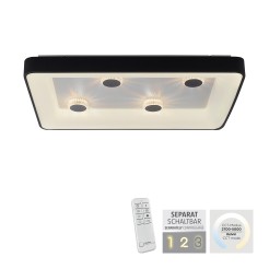 14385-18 VERTIGO LAMPA SUFITOWA CZARNY