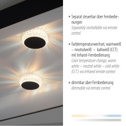 14385-18 VERTIGO LAMPA SUFITOWA CZARNY