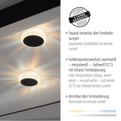 14385-18 VERTIGO LAMPA SUFITOWA CZARNY