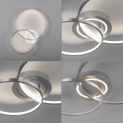 14540-95 ASMINA LAMPA SUFITOWA ALUMINIUM