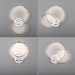 14540-95 ASMINA LAMPA SUFITOWA ALUMINIUM