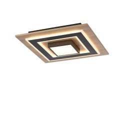 14563-18 TOLA LAMPA SUFITOWA CZARNY/DREWNO