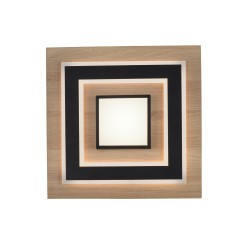 14563-18 TOLA LAMPA SUFITOWA CZARNY/DREWNO