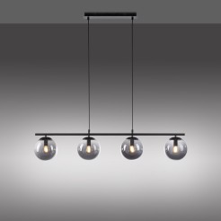 14604-18 BIG WIDOW LAMPA WISZĄCA CZARNY