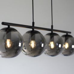 14604-18 BIG WIDOW LAMPA WISZĄCA CZARNY