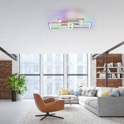 14636-55 FELIX60 LAMPA SUFITOWA SREBRNY