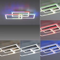 14636-55 FELIX60 LAMPA SUFITOWA SREBRNY