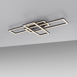 14697-18 IVEN LAMPA SUFITOWA CZARNY
