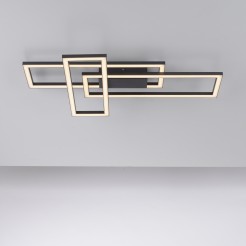 14697-18 IVEN LAMPA SUFITOWA CZARNY