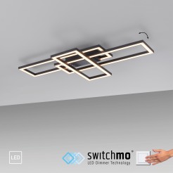 14697-18 IVEN LAMPA SUFITOWA CZARNY