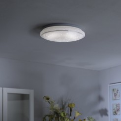 14744-16 LOLASMART-JUPI LAMPA SUFITOWA SZARY
