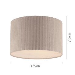 14891-39 DURO LAMPA SUFITOWA BEŻOWY