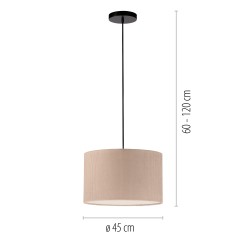 14892-39 DURO LAMPA WISZĄCA BEŻOWY