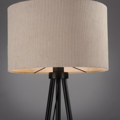 14894-39 DURO LAMPA PODŁOGOWA BEŻOWY/CZARNY