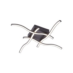 15131-18 WAVE LAMPA SUFITOWA CZARNY