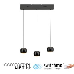 15261-18 BALLINI LAMPA WISZĄCA CZARNY