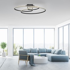 15321-18 LUMACA LAMPA SUFITOWA CZARNY