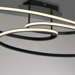 15321-18 LUMACA LAMPA SUFITOWA CZARNY