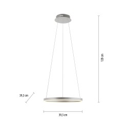 15393-95 RITUS LAMPA WISZĄCA ALUMINIUM