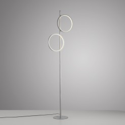 15396-21 MINI RITUS LAMPA PODŁOGOWA SREBRNY