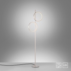 15396-21 MINI RITUS LAMPA PODŁOGOWA SREBRNY