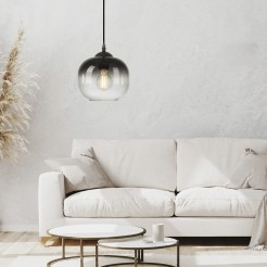 15420-18 ZEA LAMPA WISZĄCA CZARNY