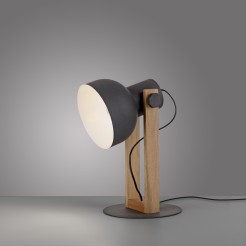 15746-18 CUP 2.0 LAMPA STOŁOWA CZARNY/DREWNO
