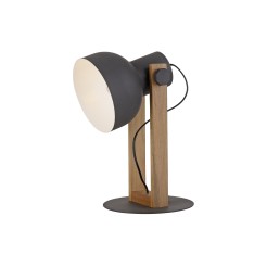 15746-18 CUP 2.0 LAMPA STOŁOWA CZARNY/DREWNO