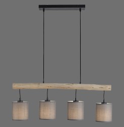 15783-29 GREEN TRIBU LAMPA WISZĄCA DREWNO/BEŻOWY