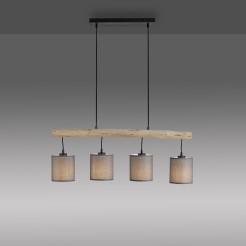 15783-29 GREEN TRIBU LAMPA WISZĄCA DREWNO/BEŻOWY