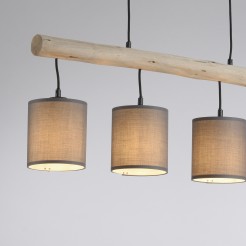 15783-29 GREEN TRIBU LAMPA WISZĄCA DREWNO/BEŻOWY
