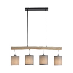 15783-29 GREEN TRIBU LAMPA WISZĄCA DREWNO/BEŻOWY