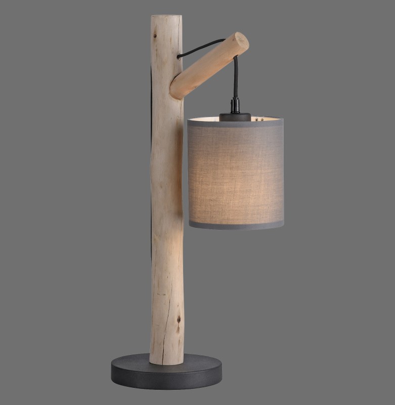 15784-29 GREEN TRIBU LAMPA STOŁOWA DREWNO/BEŻOWY