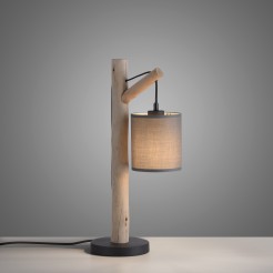 15784-29 GREEN TRIBU LAMPA STOŁOWA DREWNO/BEŻOWY