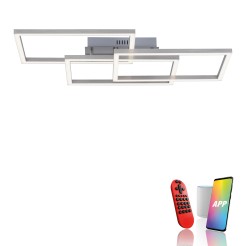 16431-55 LOLASMART-MAXI LAMPA SUFITOWA STALOWY