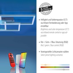 16431-55 LOLASMART-MAXI LAMPA SUFITOWA STALOWY