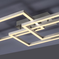 16431-55 LOLASMART-MAXI LAMPA SUFITOWA STALOWY